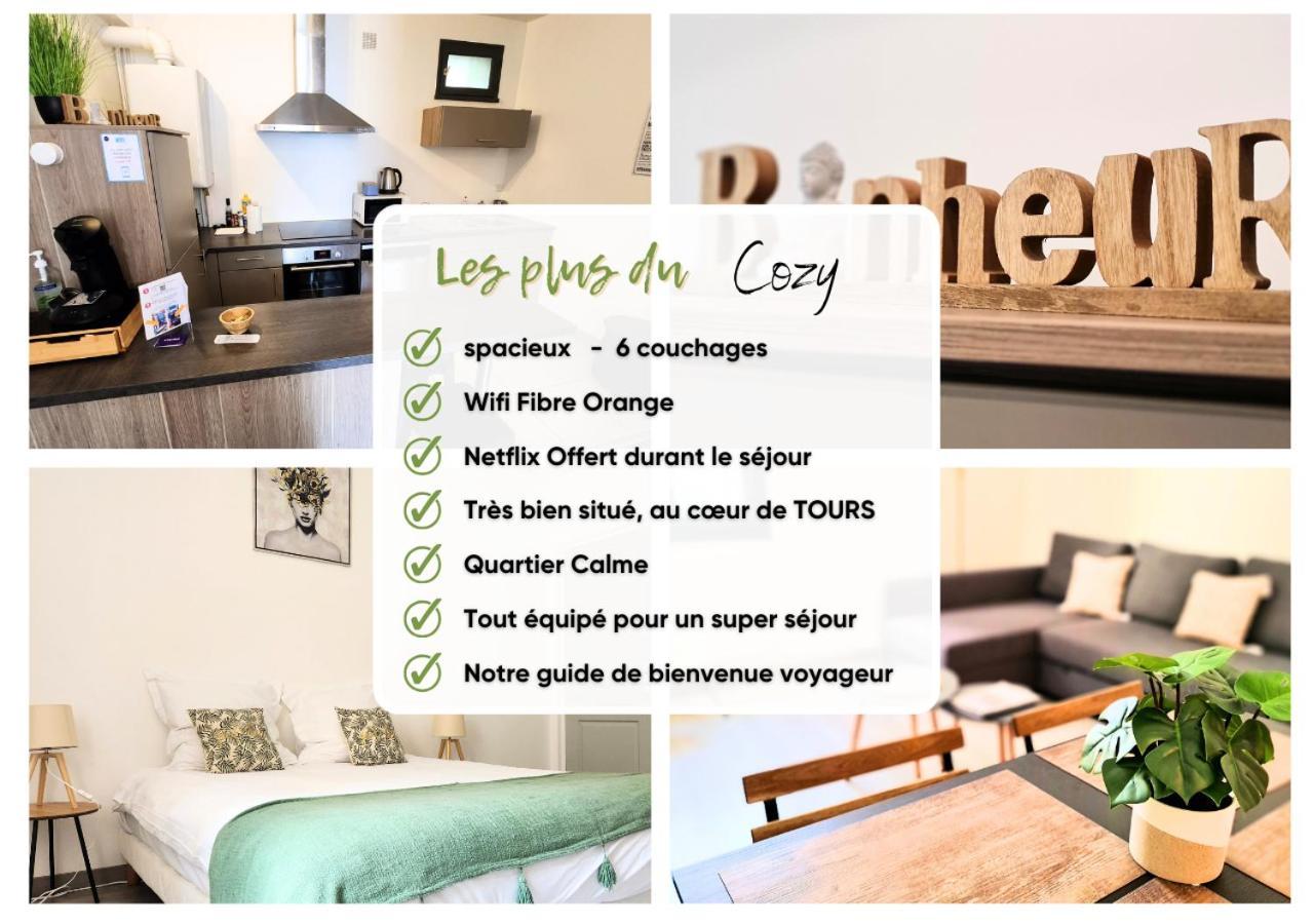 "Cozy Zen" 1 Grande Chambre - Calme - Arrivee Autonome - 6 Pers - Parking Gratuit Τουρ Εξωτερικό φωτογραφία
